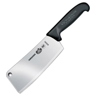 Victorinox 40590 Restaurant 7" Cleaver with Black Handle