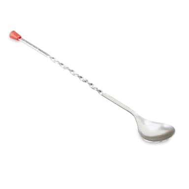 Vollrath® 46784 Stainless Steel 11" Bar Spoon with Red Tip