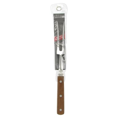 Sanwa ARY Cutlery ZR5012 Wood Handle 12" Chef's Fork