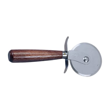 American Metalcraft PC7400 Pizza Cutter w/ Wood Handle and S/S Wheel