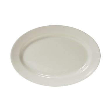 Tuxton TRE-914 Reno 12-5/8" Eggshell Oval Platter