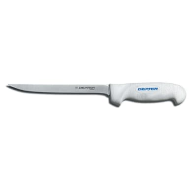 Dexter Russell SG133-8PCP SofGrip White 8" Narrow Fillet Knife