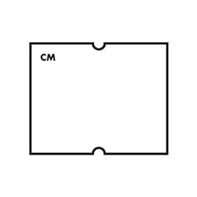 DayMark IT120466 CoolMark Blank White Label For DM-4 Gun - 6000 / PK