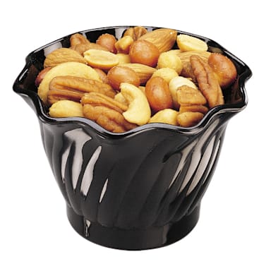 Cambro SRB5CW110 Black Camwear 5 Oz. Swirl Bowl
