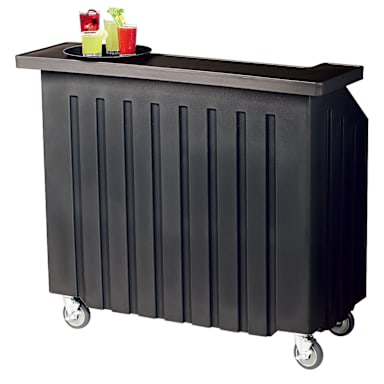 Cambro BAR540110 CamBar Black Small Portable Beverage Bar