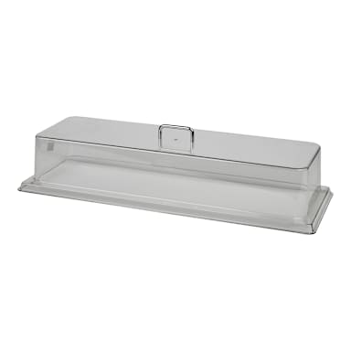Cambro RD926CW135 Camwear Clear 9" x 26" Rectangular Cover