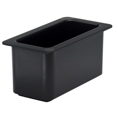 Cambro 36CF110 ColdFest Black 1/3 Size 6" H Cold Food Pan