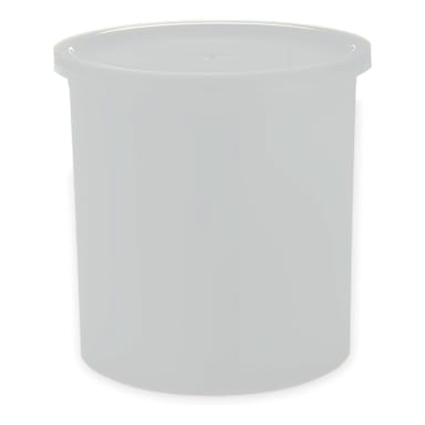 Carlisle 30102 Classic 1.2 Qt. White Crock with Lid