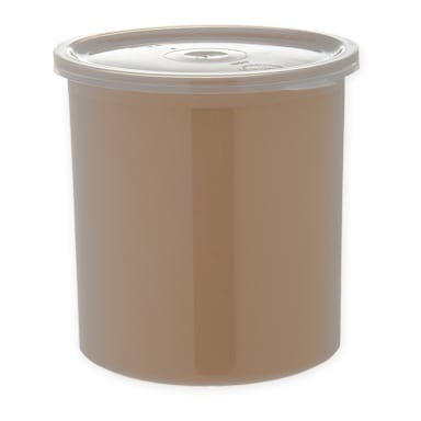 Carlisle 30106 Classic 1.2 Qt. Beige Crock with Lid