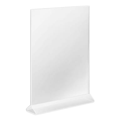Cal-Mil 526 Clear 8.5" x 11" Menu Card Holder
