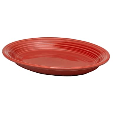 Homer Laughlin 457326 Scarlet 11.58" Oval Platter