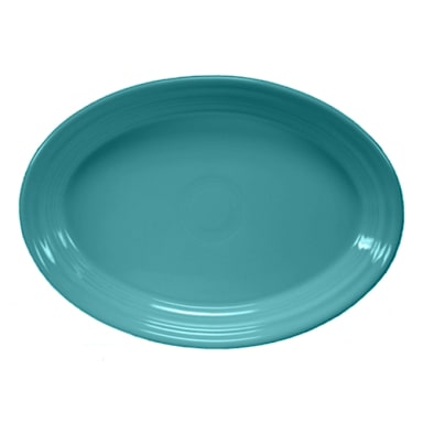 Homer Laughlin 456107 Fiesta Turquoise 9.58" Oval Platter