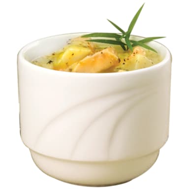Libbey - Formerly Syracuse China 905437967 Elan 8.5 Ounce Stacking Bouillon