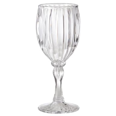 G.E.T. SW-1422-1-SAN-CL Clear 8 Oz. Fluted Wine Glass