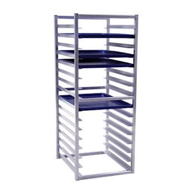 New Age Industrial 1612 Alum 51" High Insert Rack with 16 Slides