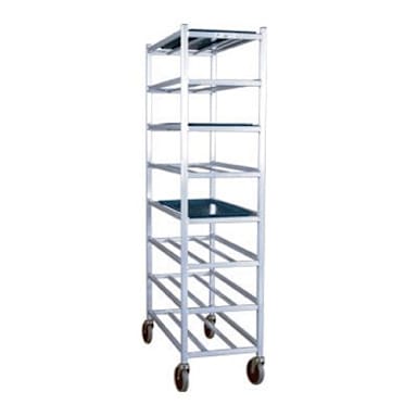 New Age Industrial 1355M Universal Mobile Platter Rack with 8 Shelves