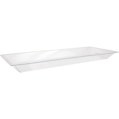 Buffet Enhancement 1BLPT56 56 x 24 Acrylic Ice Display Tray With Drain
