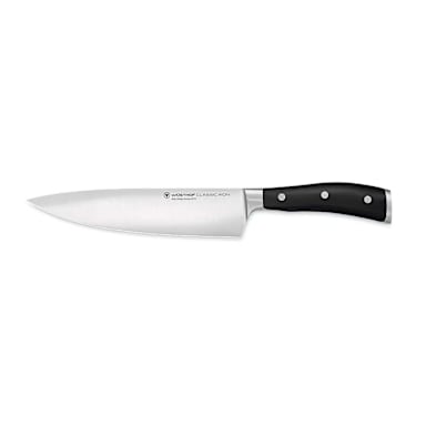 Wusthof 4596-7/20 Classic Ikon Carbon S/S Cream 8" Cook's Knife