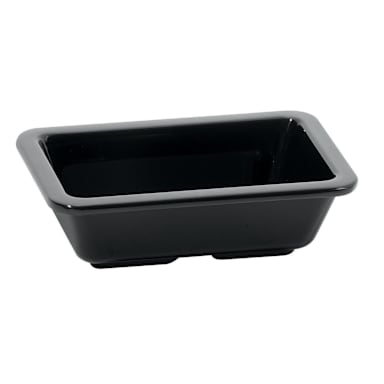 G.E.T. ML-123-BK Milano Black 4 Oz. Side Dish