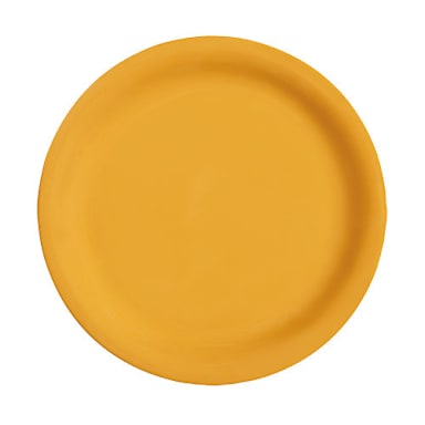 G.E.T. NP-6-TY Mardi Gras 6-1/2" Tropical Yellow Plate