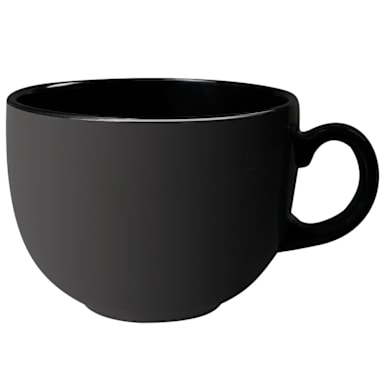 G.E.T. C-1001-BK Black Elegance 18 Ounce Coffee Mug