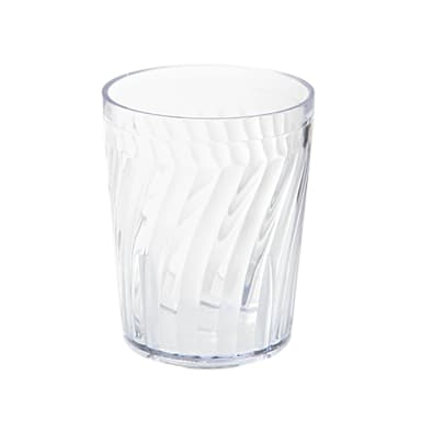 G.E.T. 2209-1-CL Tahiti Clear SAN Plastic 9 Oz. Tumbler