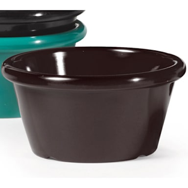 G.E.T. S-660-BK Black Melamine 6 Oz. Ramekin