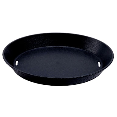 G.E.T. RB-890-BK Black Polypropylene 10.5" Textured Basket - Dozen