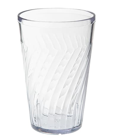 G.E.T. 2216-1-CL Tahiti Clear SAN Plastic 16 Oz. Tumbler - Dozen