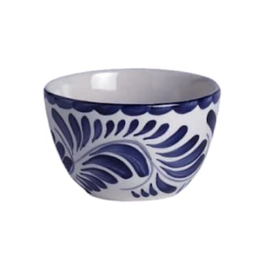 Anfora A120P079 Puebla Blue 9 Oz. Sugar / Bouillon Bowl