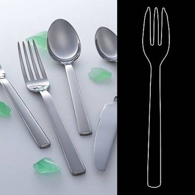 Worthy, Noble & Kent 5301S025 Chatsworth S/S Cocktail Fork - Dozen
