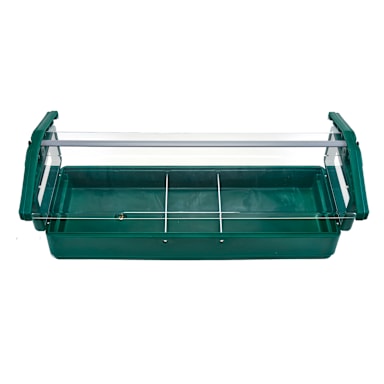 Cambro 4FBRTT519 Kentucky Green 3-Pan Tabletop Food Bar w/ Sneezeguard