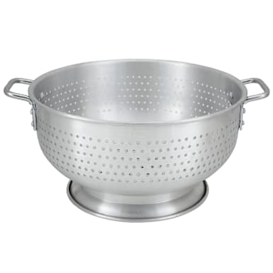 Darling Foodservice Aluminum 16 Qt. Colander with Handles