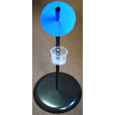 Shaw & Slavsky BAGSTAND-B Curved 39" Plastic Bag Floor Stand