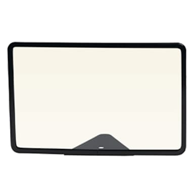 Shaw & Slavsky E7X11B Black 7 x 11 Triangle Easel Base Sign Holder