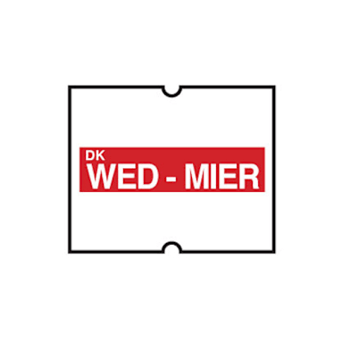 DayMark 1104823 2-Line Wednesday Label For DM-4 Label Gun - 6000 / PK