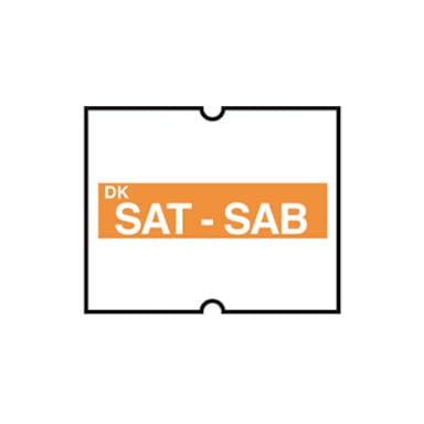DayMark 1104826 2-Line Saturday Label For DM-4 Label Gun - 6000 / PK