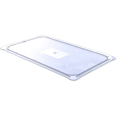 Carlisle 10216U07 StorPlus Clear Full-Size Flat Food Pan Lid