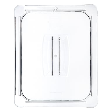 Carlisle 10230U07 StorPlus Clear Half-Size Handled Food Pan Lid