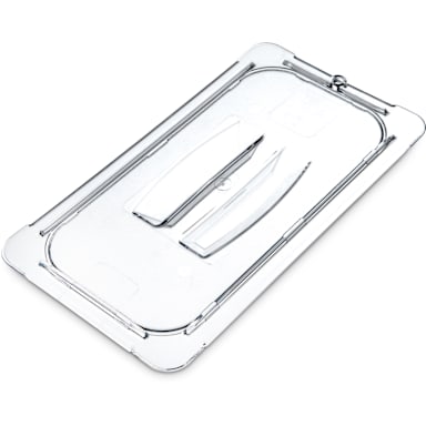 Carlisle 10270U07 StorPlus Clear Third-Size Handled Food Pan Lid