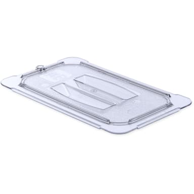 Carlisle 10290U07 StorPlus Clear 1/4-Size Handled Food Pan Lid