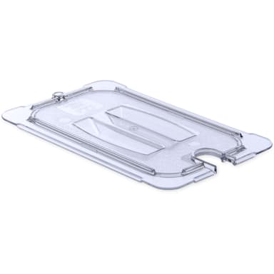 Carlisle 10291U07 StorPlus 1/4-Size Handled Notched Food Pan Lid