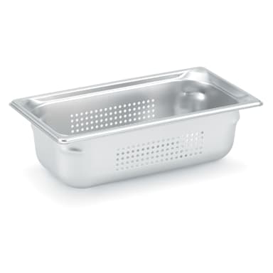 Vollrath 90363 Super Pan 3 1/3 Size x 6" D Perforated Food Pan