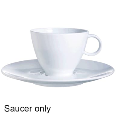 Arcoroc R0931 Vintage White Porcelain 4-3/4" Saucer