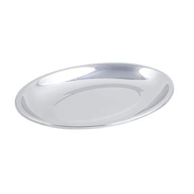 Bon Chef 5219 Stainless Steel Oval 15" x 20" Coupe Platter