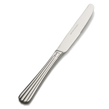 Bon Chef S1612 Britany Stainless SH European Dinner Knife - Dozen