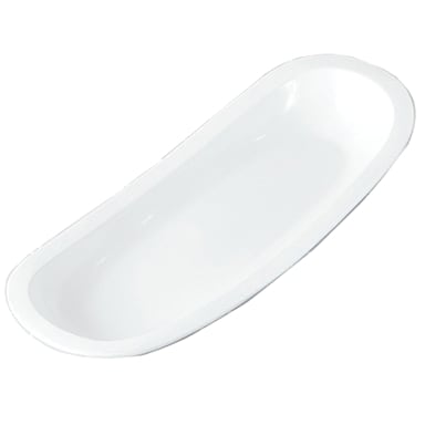 Bon Chef 70046 WHITE Sandstone 27 x 10-7/16" Oval Futura Platter