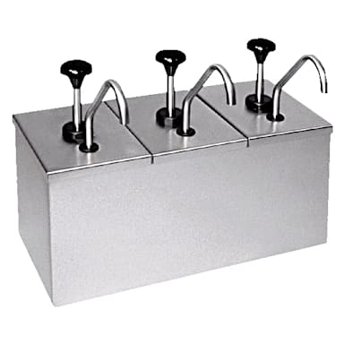 Carlisle 386230IB Insulated Condiment Dispenser with 3 Pumps