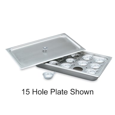 Vollrath® 75072 Replacement S/S 8-Hole Plate For 75070 Egg Poacher