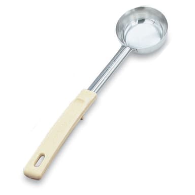 Vollrath® 62167 Ivory Handled 3 Ounce Solid S/S Spoodle®